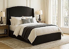 Perth Winged Upholstered Bedframe